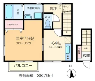 アムール【2階】の間取り