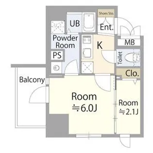 エスリード上前津セレーノ【7階】の間取り