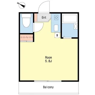 スカイデュオ中野坂上【3階】の間取り