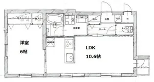 ノア豪徳寺【1階】の間取り