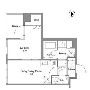 ENetial代官山【5階】の間取り