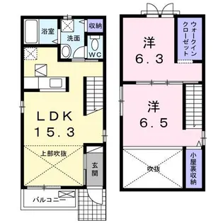 ハピネスの間取り