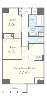 東京都千代田区神田猿楽町1【マンション】の間取り