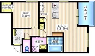 メゾン南洲【3階】の間取り