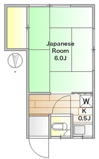 睦荘【2階】の間取り