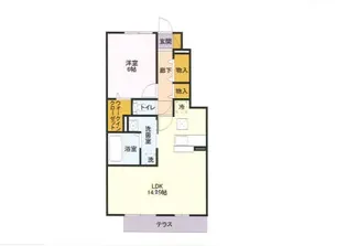 グレイス ガーデン【1階】の間取り