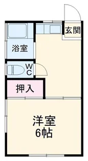 ユナイト石川町SANWA【2階】の間取り