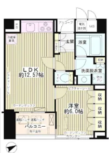 東京都新宿区西早稲田2【マンション】の間取り