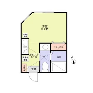 SCRUBLAGOON栗谷3丁目【2階】の間取り