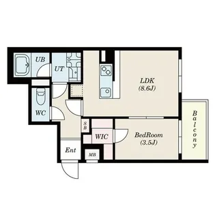 オハアスール【2階】の間取り