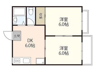 コーポ山根【2階】の間取り