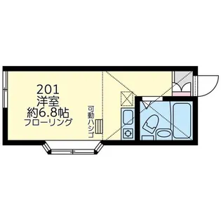 ユナイトステージ和田町弐番館【2階】の間取り