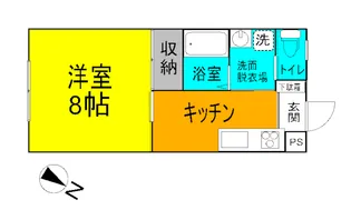 ロイヤルパレス【1階】の間取り