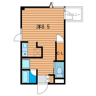 リッツオーヤマ【4階】の間取り