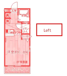 キャンバス・N【2階】の間取り