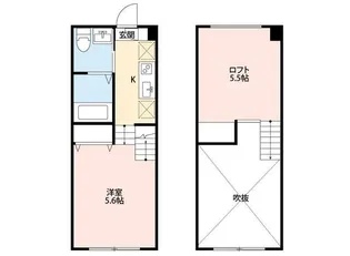 chalet+ 東中山【2階】の間取り