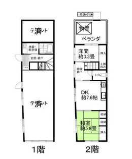 BBハウス2F【2階】の間取り