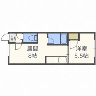 ルーベデンス新道東【3階】の間取り