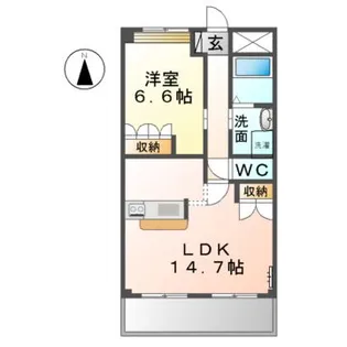 ブルーローズ【3階】の間取り