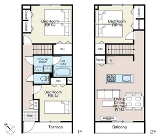リシェス新浦安A棟の間取り