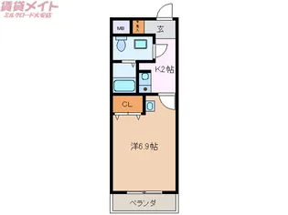 T’s Dream 大安【2階】の間取り