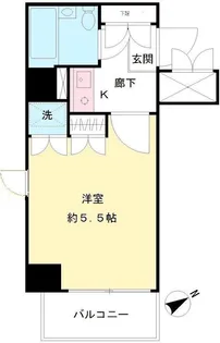 アーバンタカノ京王多摩川【3階】の間取り