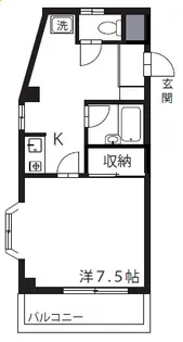 エムハイム【2階】の間取り