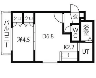 ルーエ北円山【3階】の間取り
