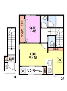 Groove It【2階】の間取り