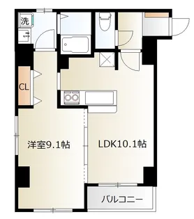 ミリアビタNo.28【2階】の間取り