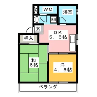 P・M小池【4階】の間取り