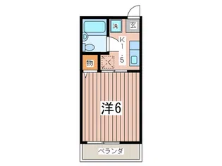 シティハイムカマクラII【2階】の間取り