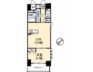 シャーメゾンステージ呉中央【13階】の間取り
