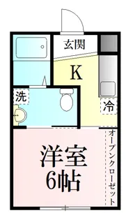 セイントサム鹿野【2階】の間取り