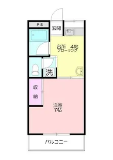 第2キングハイツ【1階】の間取り