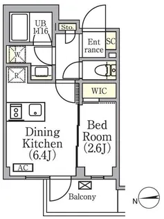イプセ中野三丁目【3階】の間取り