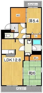 ベルヴェデーレII【3階】の間取り