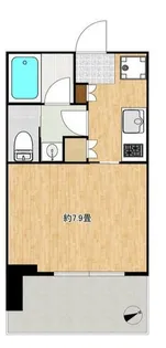 Brillia Tower 浜離宮【14階】の間取り