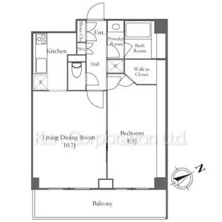 パークプレイス三田の間取り