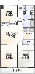 プロスパーレジデンス【2階】の間取り