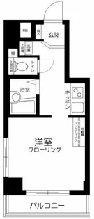 エスコート都立大学【4階】の間取り