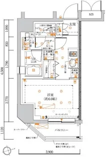 LUMEED池袋【5階】の間取り