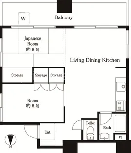 モナーク三軒茶屋【10階】の間取り