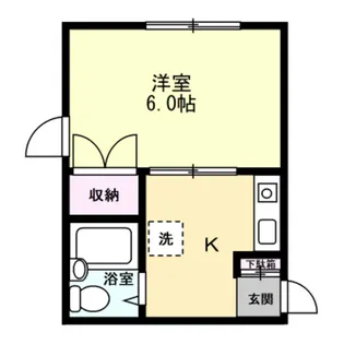 ライズ清水町【1階】の間取り