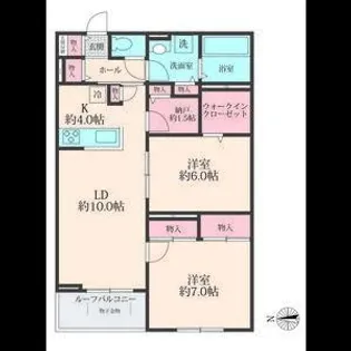 SOLANAII【3階】の間取り
