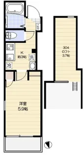 アリロッセ赤羽【3階】の間取り
