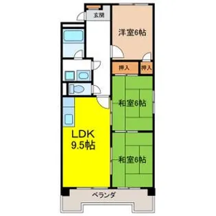 リエス豊田浄水【7階】の間取り
