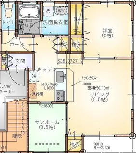 プルミエリアII【2階】の間取り