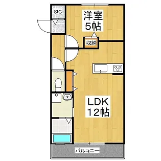 アルカ・ソラーレIV【1階】の間取り