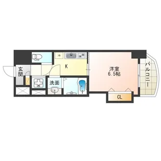 ラグゼ福島【7階】の間取り